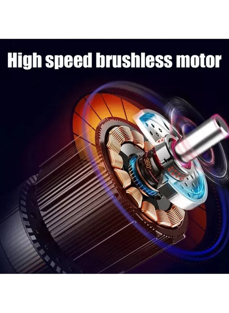 ريبنيو منفاخ هواء جاف صغير بقوة 48 فولت في الساعة، منفاخ هواء توربو بمروحة فائقة، منفاخ هواء محمول يعمل بالبطارية - Image 4