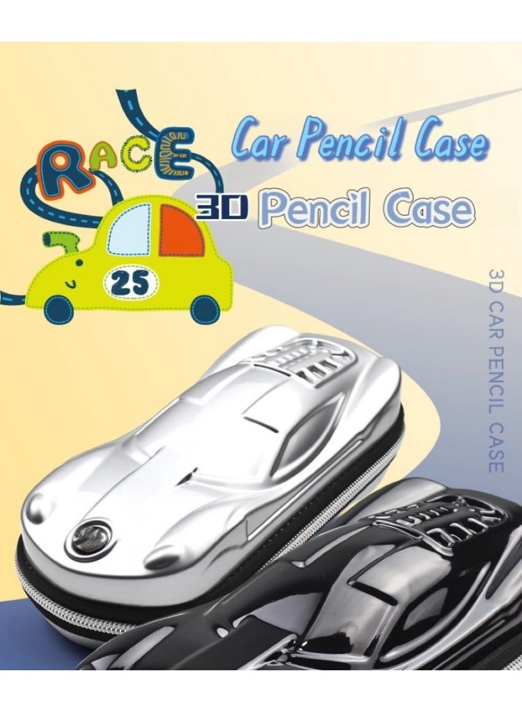 Cool Supercar Pencil Case – Large Capacity Multifunctional Stationery Bag for Primary School Boys, Creative Gift Boys' Exclusive Pen Box - Image 2