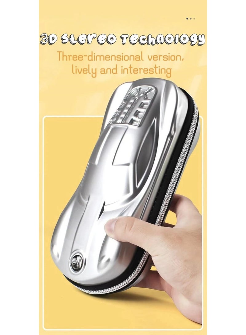 Cool Supercar Pencil Case – Large Capacity Multifunctional Stationery Bag for Primary School Boys, Creative Gift Boys' Exclusive Pen Box - Image 4