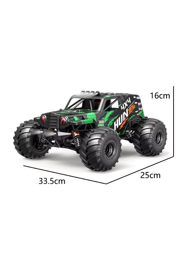Polar Lights 4-WD Monster Truck RC Car Green 1:14 Scale HS14312 - Image 2
