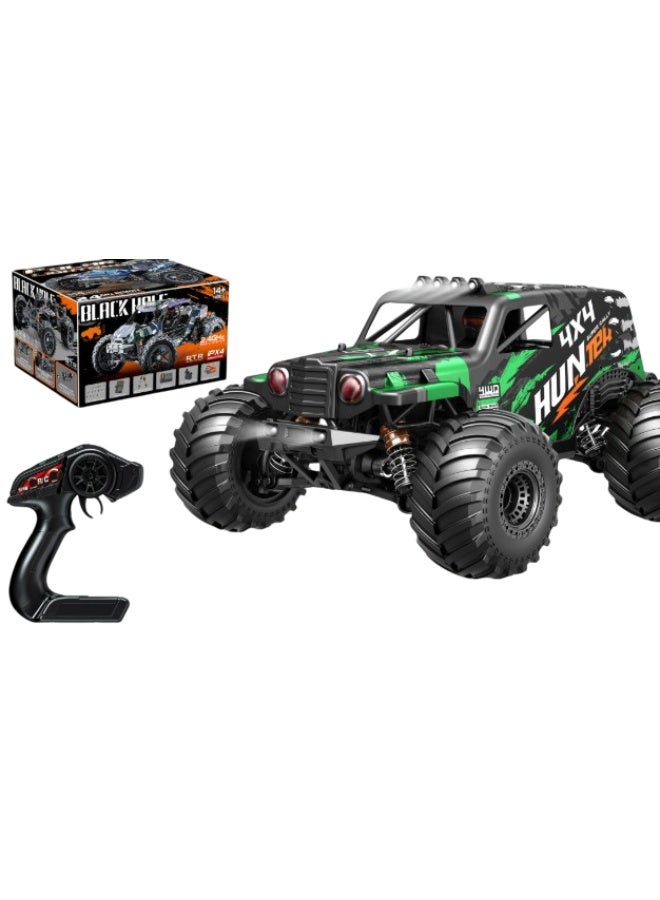 Polar Lights 4-WD Monster Truck RC Car Green 1:14 Scale HS14312 - Image 1
