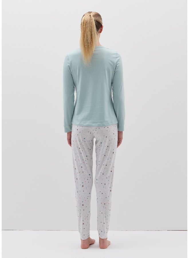 Ovs Long pyjamas with small stars print - Image 3