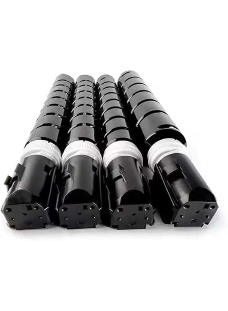 مجموعة كاملة من خراطيش الحبر عالية الإنتاجية C-EXV 51 متوافقة مع طابعات كانون IMAGERUNNER ADVANCE C5535 5535I C5540I C5550I C5560I (C-EXV 51، أسود، سماوي، أصفر، أرجواني) - Image 3