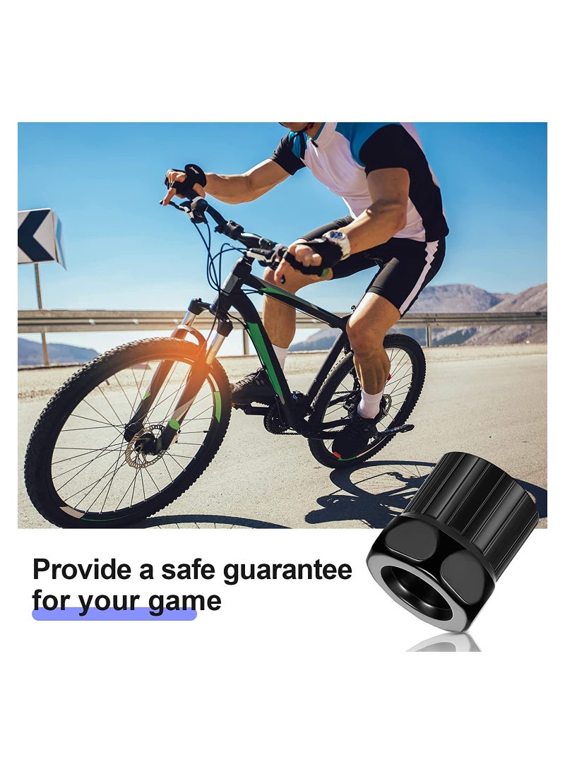 SYOSI 6 Pieces Bike Freewheel Remover Bicycle Freewheel Removal Tool Mountain Bike Cassette Removal Tool Black Bike Cassette Lockring Tool Bike Shop Tools for Repairing Bikes  - Image 5