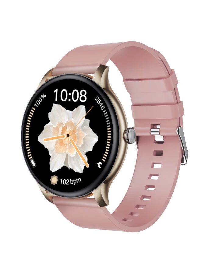 Bonic Smartwatch - Business Smartwatch, Waterproof Fitness Watch, Bluetooth Call, Men's Smartwatch, Zinc Alloy Vacuum Plated, Heart Rate Monitor, Women's Smartwatch