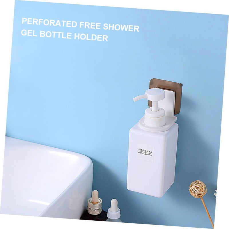Self Adhesive Wall Mounted Shampoo Holders 6pcs Traceless Bathroom Storage - Image 5