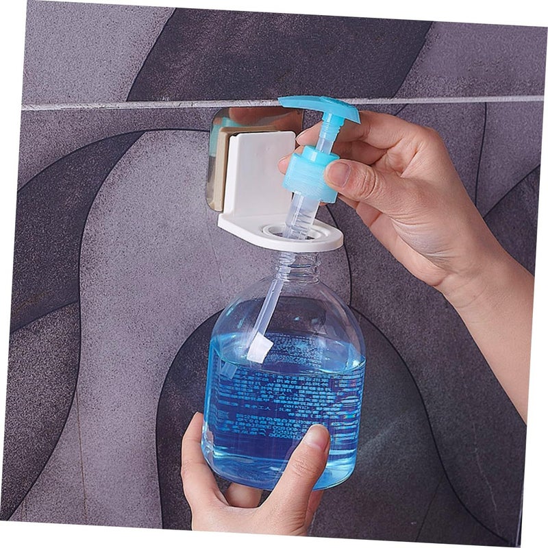 Self Adhesive Wall Mounted Shampoo Holders 6pcs Traceless Bathroom Storage - Image 3