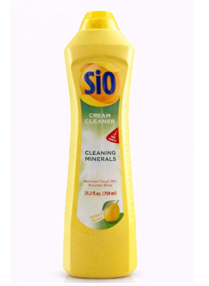 SIO Lemon Cream Cleaner 750ml – Multi-Surface Powerful Cleaning & Fresh Lemon Scent - Image 2