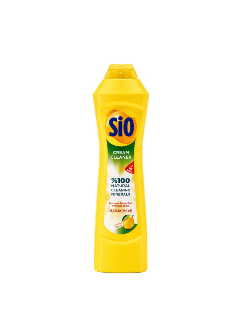 SIO Lemon Cream Cleaner 750ml – Multi-Surface Powerful Cleaning & Fresh Lemon Scent - Image 1