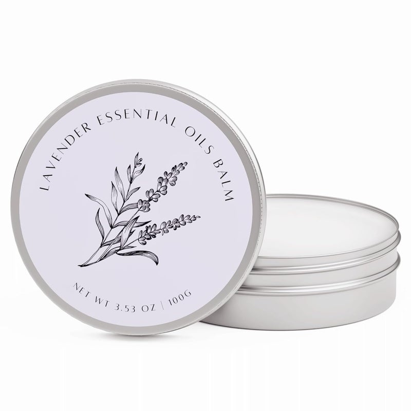 benatu benatu Lavender Essential Oil Balm for Dry Skin Care, Scented Vitamin E Body Butter for Women and Men, Relaxing & Reparing Massage Oil, Blends with Chamomile, Sweet Orange, Ylang Ylang 3.53 oz