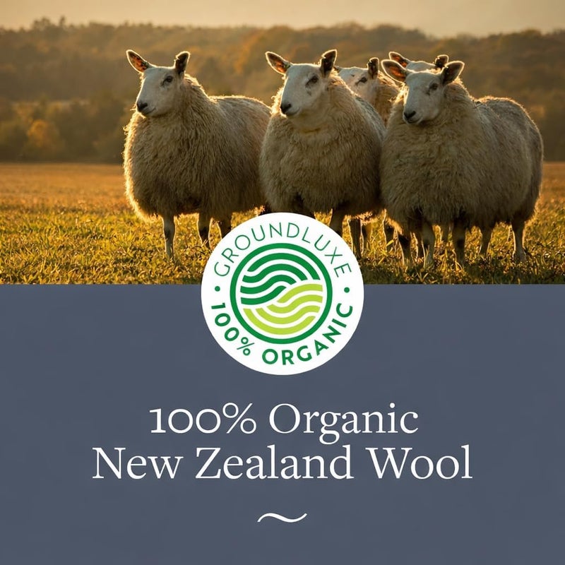 GroundLuxe Premium New Zealand Wool Dryer Balls - 6-Pack, 100% Organic, Hand-Felted, Reusable, Reduce Drying Time - Natural Fabric Softening, Wrinkle & Static Reduction - Image 5