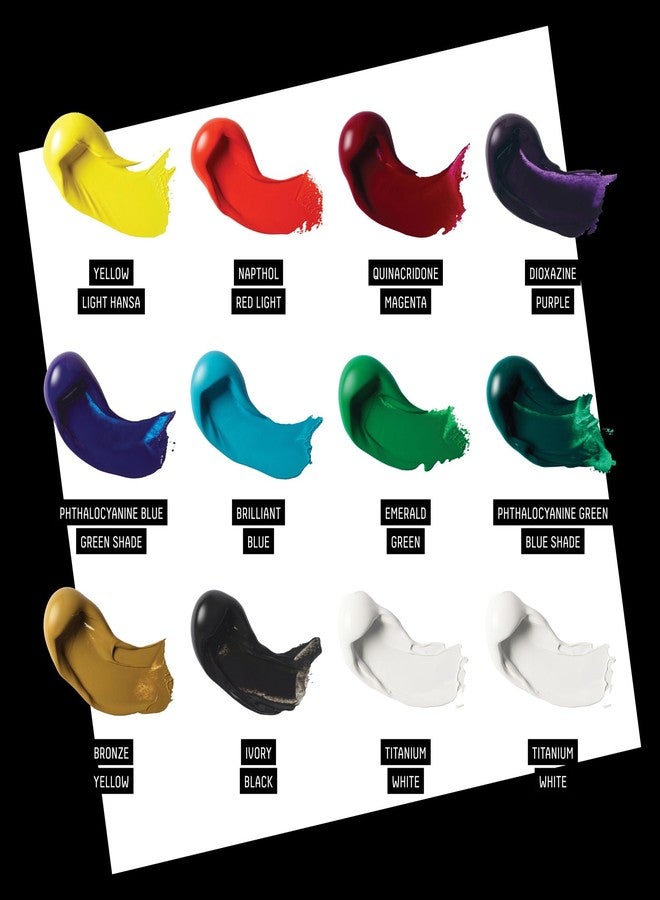 Liquitex Professional Acrylic Set Heavy Body Classic 12 - Image 2