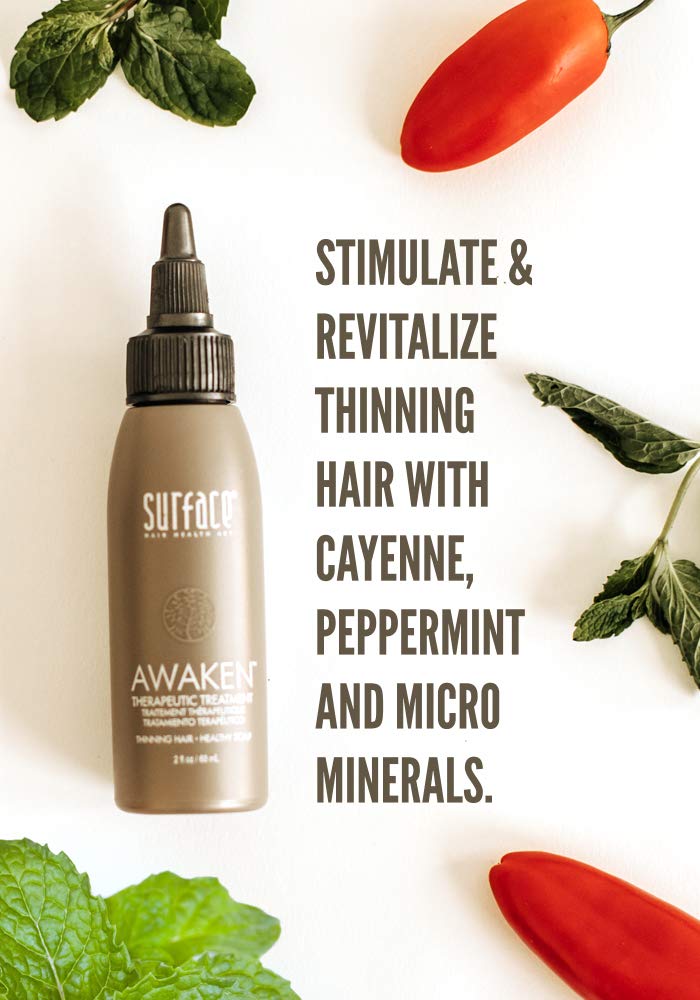 Surface Hair - Awaken Therapeutic Treatment - Natural Ingredients for Thinning Hair and a Healthy Scalp - 2 fl oz - Image 2