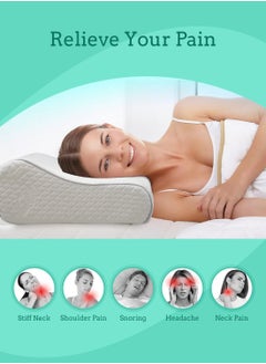 American Linen Medical Cervical Sleeping Orthopedic Memory Foam Ergonomic Contour Pillow For Neck And Shoulder Support Pain Relief  - Image 3