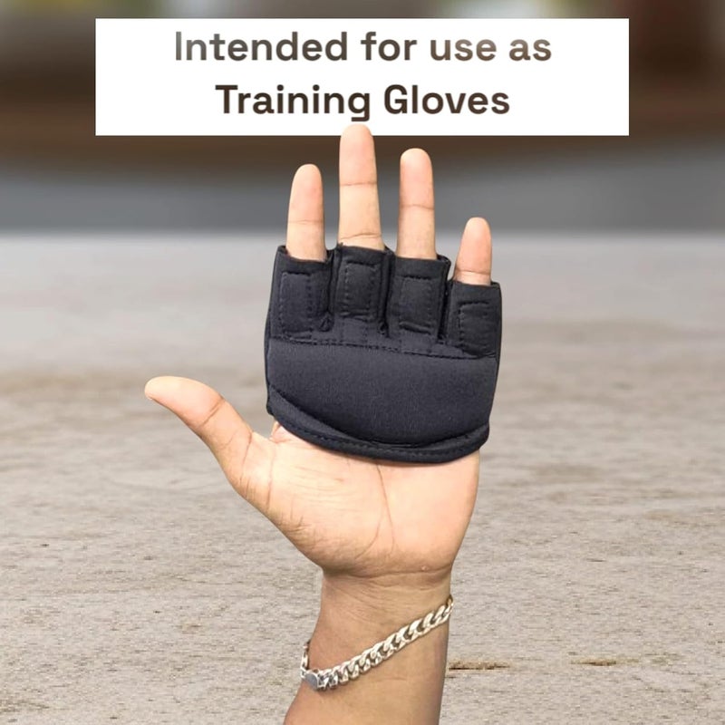 YOOGI SF Pro Cricket Fielding and Catching Gloves for Adults - Half Finger, Lightweight Training Gloves with Strategic Padding and Secure Grip - Image 3