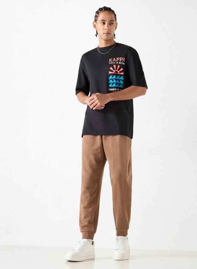 كابا بنطلون رياضي برباط إغلاق وشعار من كابا - Image 2