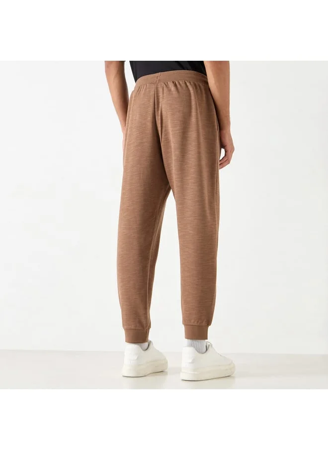 Kappa Kappa Logo Detail Joggers with Drawstring Closure