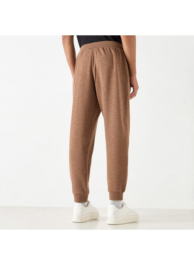 Kappa Kappa Logo Detail Joggers with Drawstring Closure  - Image 3