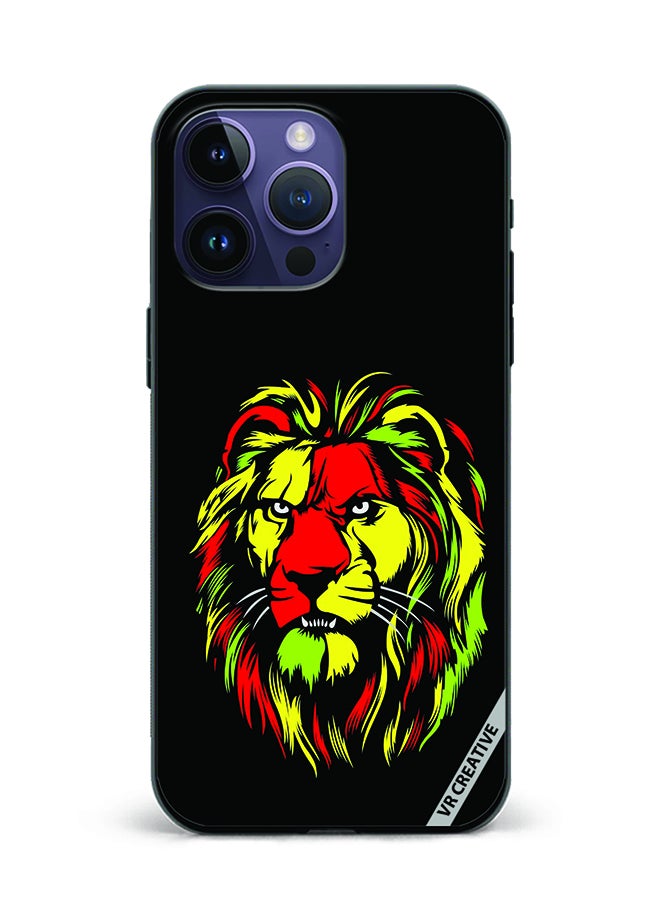 VR CREATIVE Protective Case Cover For Apple iPhone 16 Pro Lion Design Multicolour - Image 1