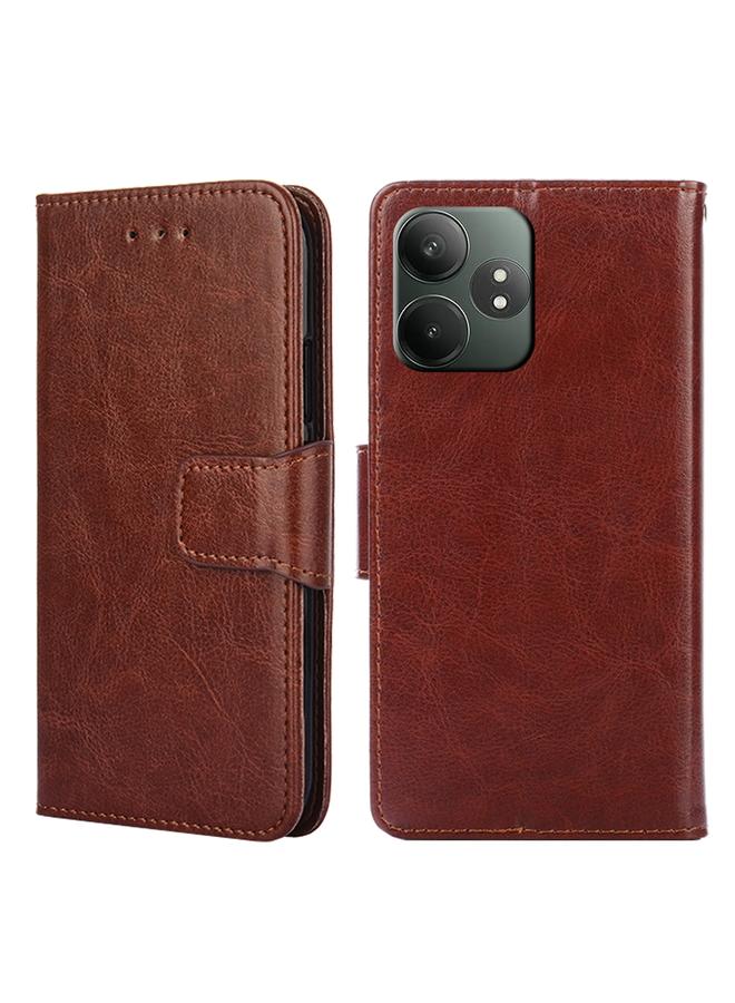 S-TOP Case For Realme GT Neo6 SE Crystal Texture Leather Phone Case - Image 1