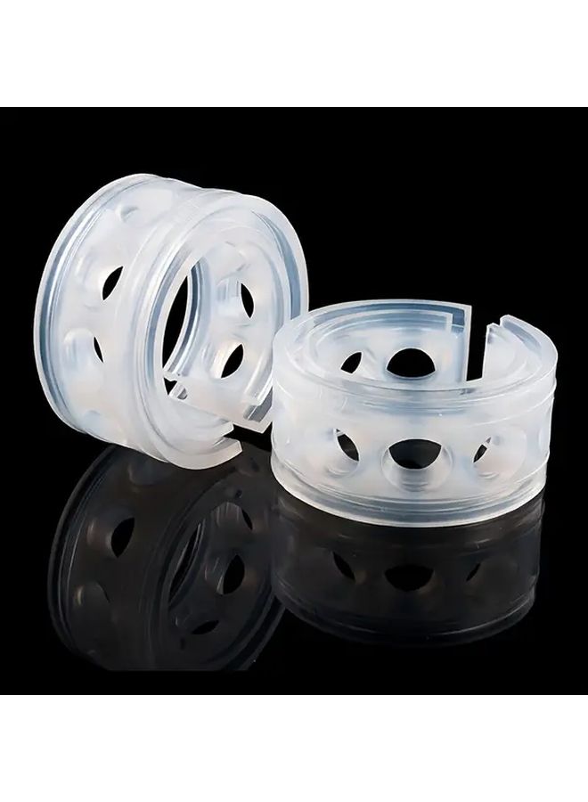 Car Shock Absorber Spring Buffer Heavy Duty Reinforced Bumper Polyurethane With C Type For Vehicle Load Protection Automotive Suspension Part Replacement 1 Pair - Image 5