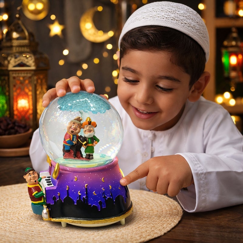 كره الثلج فنانيس و الشيخ مع الأضواء والموسيقي - 6417 - Image 2