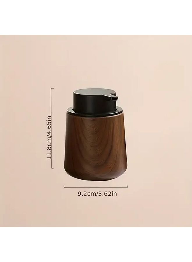 Walnut Color Foam Soap Dispenser 2 Pcs Bathroom Hand Sanitizer Bottle Home Decor Gift - Image 3