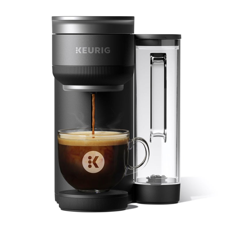 Keurig صانعة القهوة كيريج K-Crema ذات الكوب الواحد، تقنية ضغط الحقن وتعدد التدفقات، تحضر قهوة مغطاة بالكريمة، لقطات على طراز الإسبريسو، قهوة كلاسيكية، شاي، كاكاو، خزان قابل للإزالة بسعة 72 أونصة - Image 1