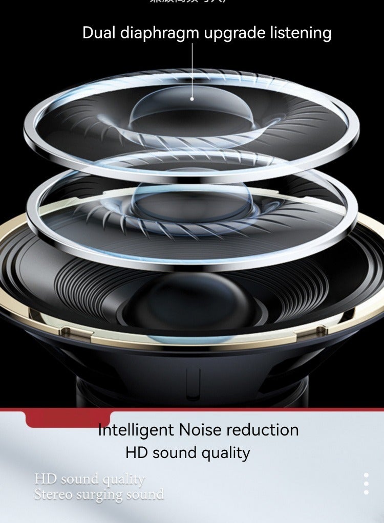 Head-mounted Noise Canceling Bluetooth Headphones Wireless Headphones Heavy Bass Comfortable Luminous Earplugs (Blue)  - Image 4