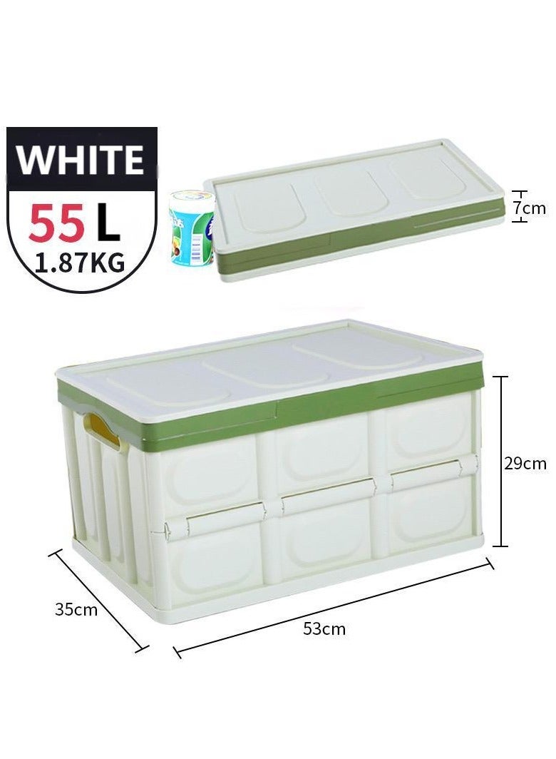 Foldable Car Trunk Storage Box, In-Car Storage Container, Multi-functional Foldable Car Trunk Organizer, Car Storage Bin, Collapsible Portable Storage Box  - Image 1