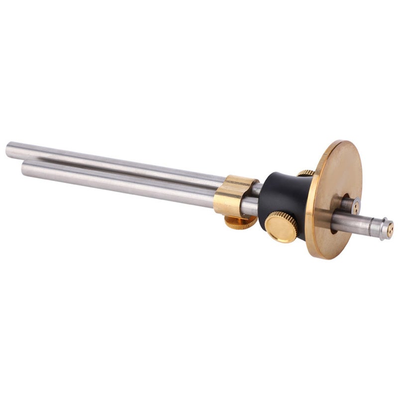 MYTEC Metal Scriber 205mm Pure Copper Aluminum Alloy - Rust-Proof Slide Bar - Single-Shaft Laser Scale Adjustment for Woodworking - Image 2
