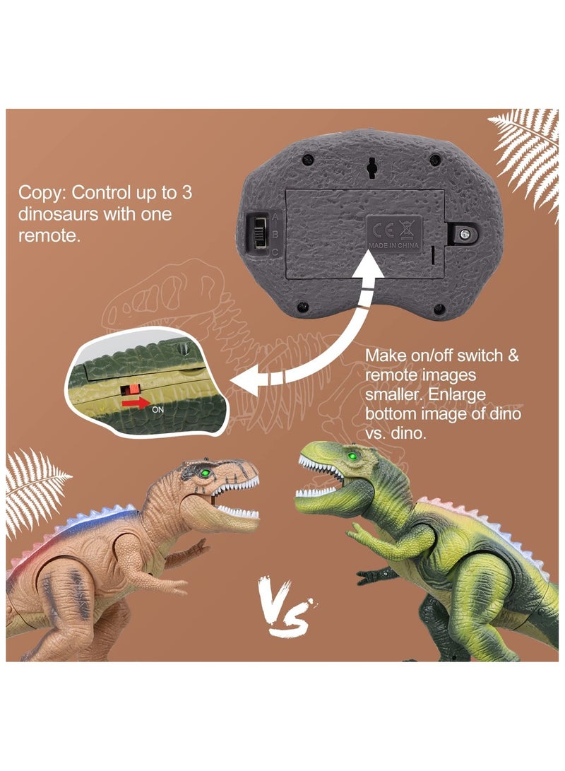 Remote Control Dinosaurs Toys for Kids with Light & Sound - Walking & Dancing Dinosaur - Best Gift for Kids - Perfect Interactive Toy Gift  - Image 3