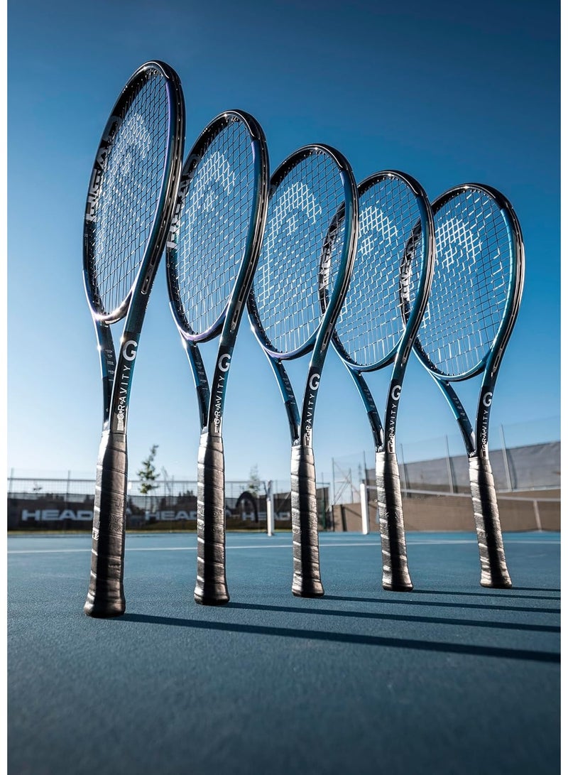 HEAD Gravity Tour 2025 Tennis Racquet – 98 Sq In / 305 G Unstrung – Auxetic 2.0 Technology For Advanced Players – Grip 3 – Professional Tennis Racquet – High Performance | Lightweight | Power & Control - Premium tennis_racquets designed for performance, durability, and comfort - Image 5