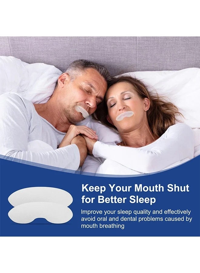 Elaimei Sleep Strips for Mouth Breathing - 90PCS Anti-Snoring Tape with Breathing Vent, Medical-Grade Adhesive for Better Sleep - Image 3