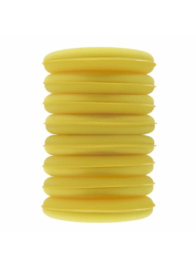 Polyte Foam Detailing Applicator Pad (Yellow, 8 Pack, 4.3 in) - Image 1