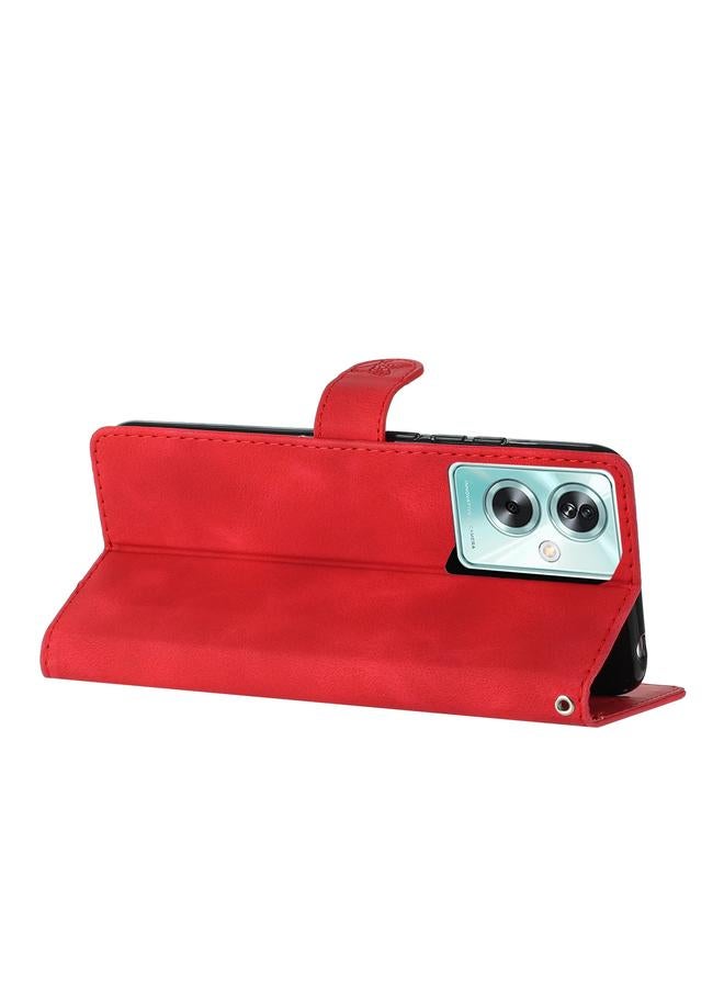 S-TOP Case For OPPO A79 5G Flower Butterfly Embossing Pattern Leather Phone Case - Image 5