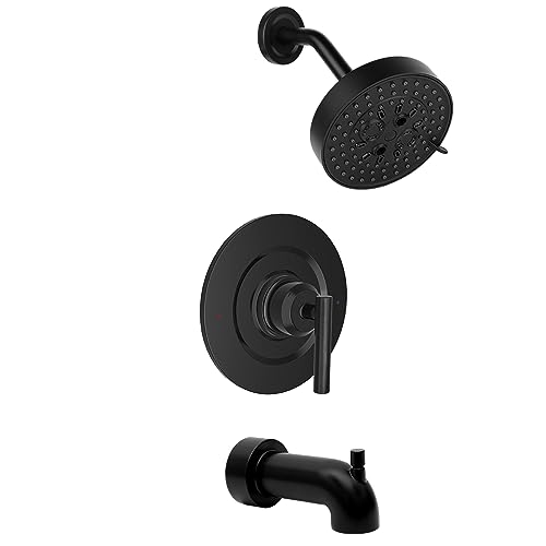Saree T2903EPBL Shower System Compatible with moen Shower Trim Kit, Replacement for T2903EPBL Black moen Tub Shower Trim, Easy to Install, Without 2510 Valve - Image 1