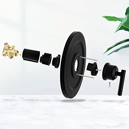 Saree T2903EPBL Shower System Compatible with moen Shower Trim Kit, Replacement for T2903EPBL Black moen Tub Shower Trim, Easy to Install, Without 2510 Valve - Image 3
