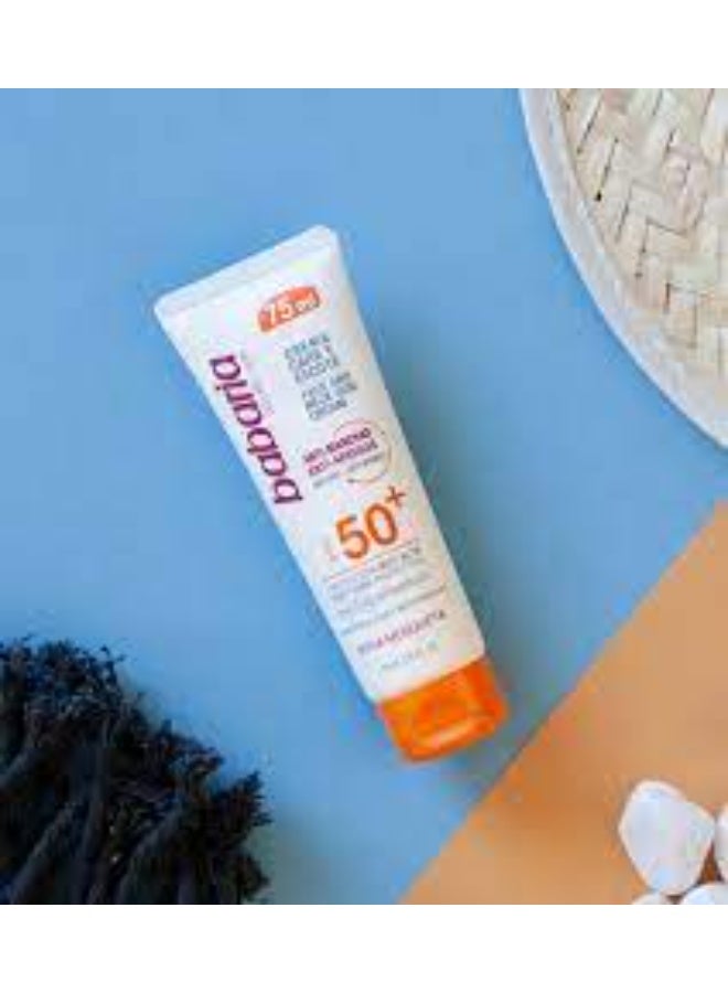 Babaria Sun Face and Neck Sun Cream SPF50+ 75ml - Image 2