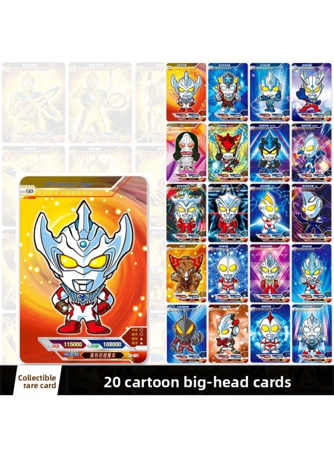 بطاقة ألترامان برونزية CP بطاقة فلاش توقيع النجمة الكاملة مجموعة بطاقات LGR الذهبية كتاب بطاقات ثلاثي الأبعاد مجموعة بطاقات كاملة