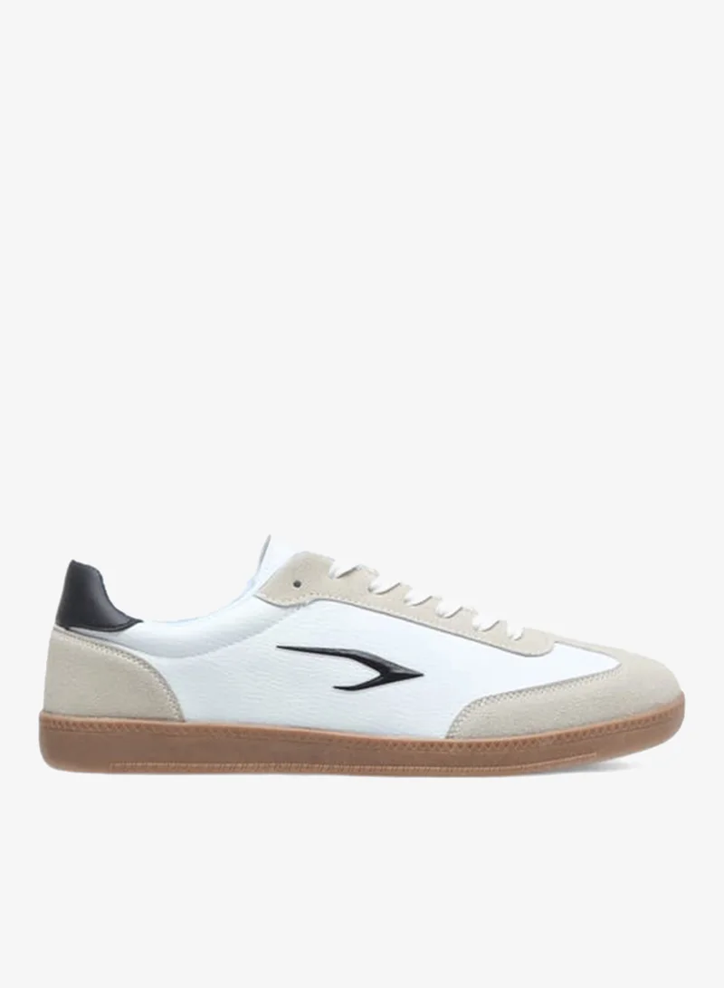 Men Panelled Sneakers with Lace-Up Closure