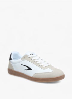 Dash Men Panelled Sneakers with Lace-Up Closure  - Image 2