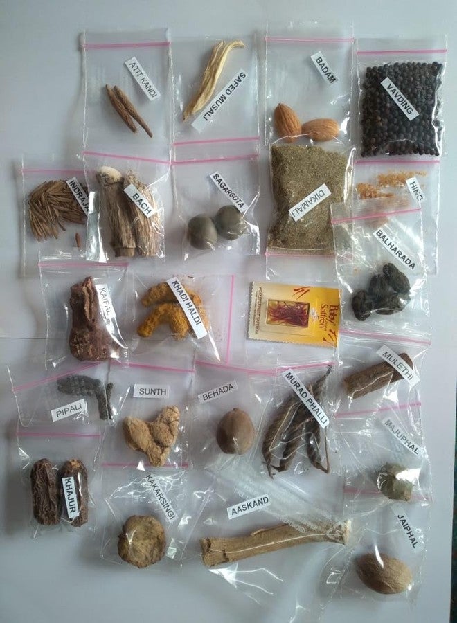 vinarghya - Complete Pack of Balghuti/Ghuti Ka Saman/Balguti/Bal Sathi/Jeevan Ghuti/Ayurvedic Ghutti / घुटी का सामान - 1-2 Pcs Each - Image 4