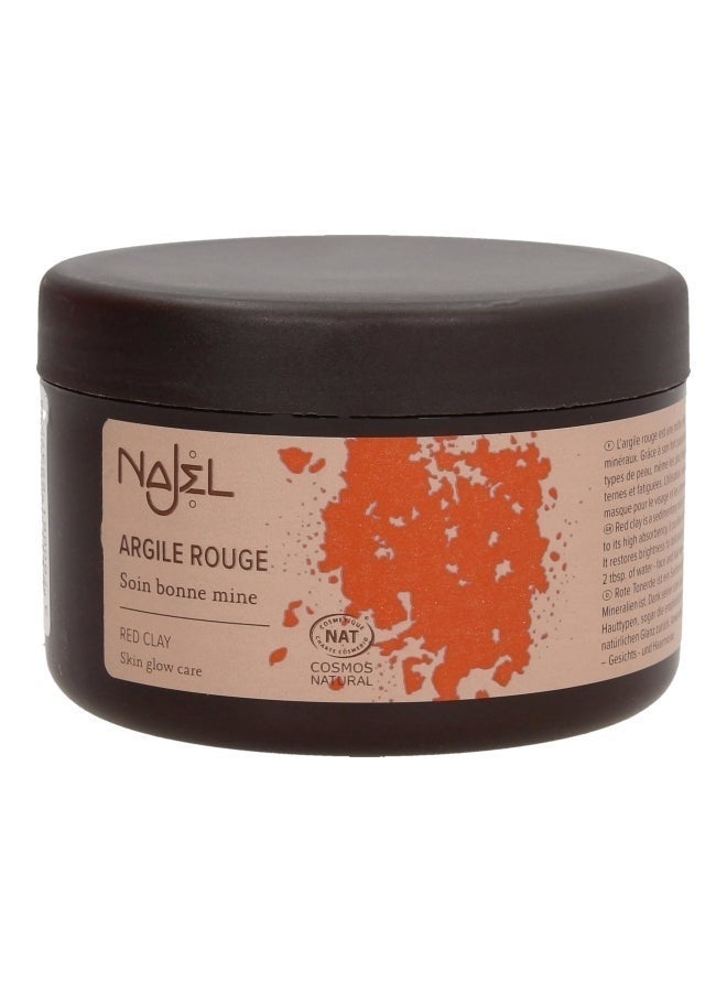 najel قناع الوجه من الطين الأحمر