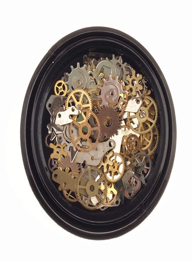 Tebatu Jewelry Accessories,Mini Mixed Steampunk Cogs Gear Clock Charm UV Frame Resin Jewelry Fillings 2 Box - Image 5