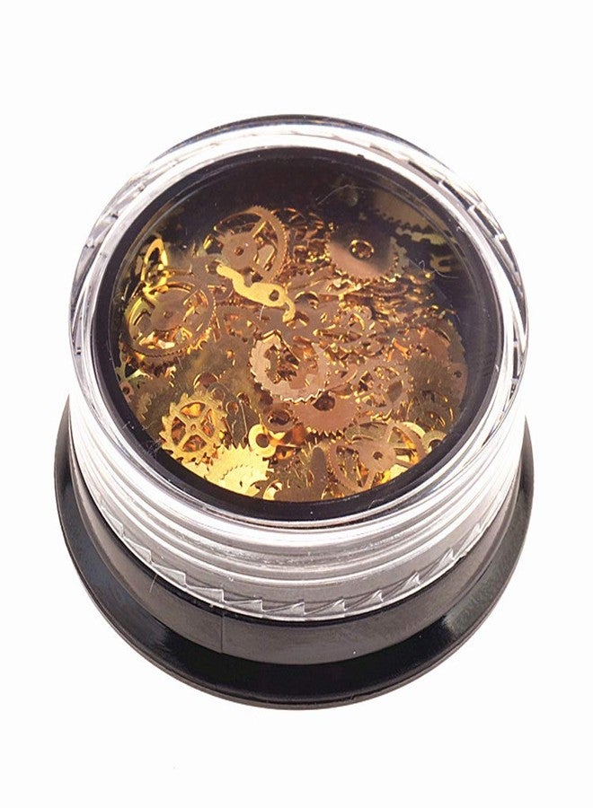 Tebatu Jewelry Accessories,Mini Mixed Steampunk Cogs Gear Clock Charm UV Frame Resin Jewelry Fillings 2 Box - Image 2