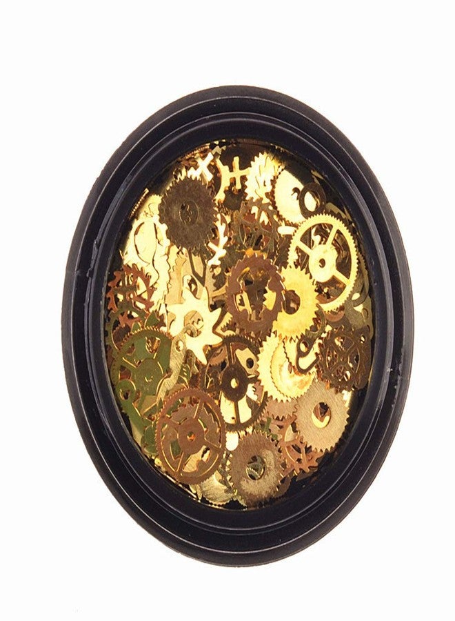 Tebatu Jewelry Accessories,Mini Mixed Steampunk Cogs Gear Clock Charm UV Frame Resin Jewelry Fillings 2 Box - Image 4