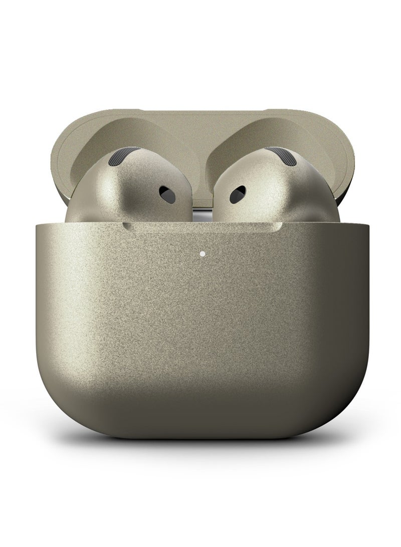 Craft MERLIN CRAFT CUSTOMIZED APPLE AIRPODS 4 ANC NATURAL TITANIUM - Image 1