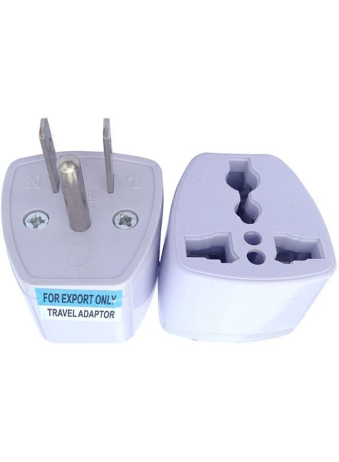 إيزي لايف 2pcs EU AU UK to USA Japan Canada Converter Travel Power Plug Adapter - Image 3