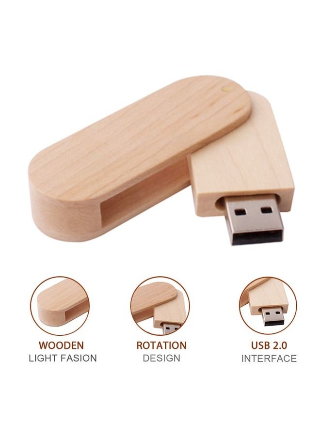 BURAQ 8 GB Wood Material USB Flash Disk  - Image 3